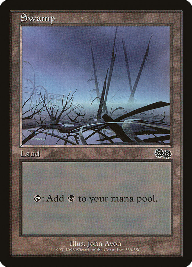 Swamp (339) [Urza's Saga] - Magic: The Gathering - Card Brawlers | Quebec | Canada |