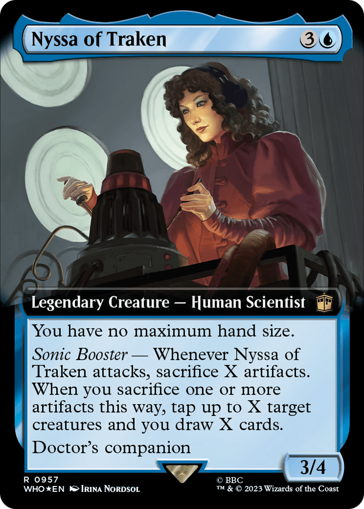 Nyssa of Traken (Extended Art) (Surge Foil) [Doctor Who] - Magic: The Gathering - Card Brawlers | Quebec | Canada |