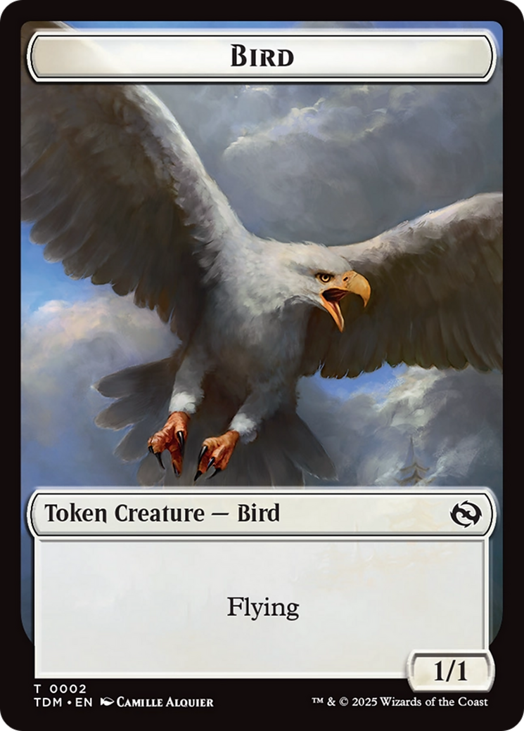 Inkling // Bird Double-Sided Token [Tarkir: Dragonstorm Commander Tokens] - Magic: The Gathering - Card Brawlers | Quebec | Canada |