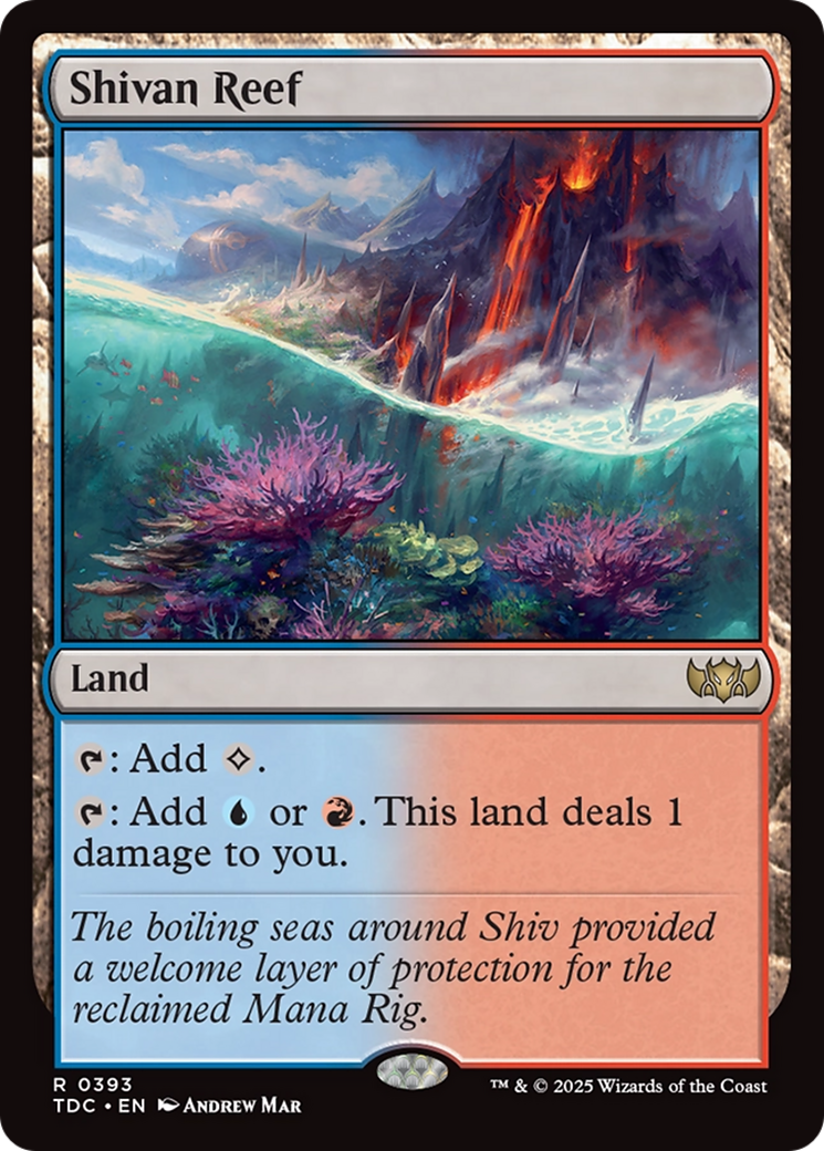 Shivan Reef [Tarkir: Dragonstorm Commander] - Magic: The Gathering - Card Brawlers | Quebec | Canada |