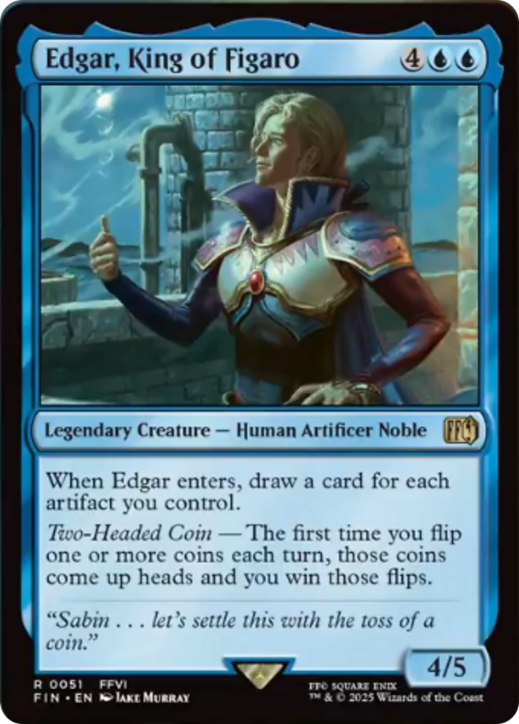 Edgar, King of Figaro [FINAL FANTASY] - Magic: The Gathering - Card Brawlers | Quebec | Canada |