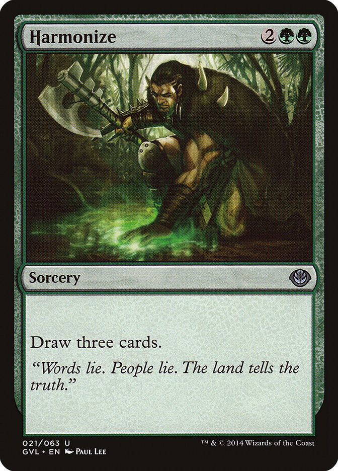 Harmonize (Garruk vs. Liliana) [Duel Decks Anthology] - Magic: The Gathering - Card Brawlers | Quebec | Canada |