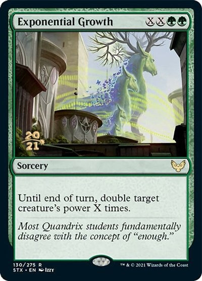 Exponential Growth [Strixhaven: School of Mages Prerelease Promos] - Magic: The Gathering - Card Brawlers | Quebec | Canada |