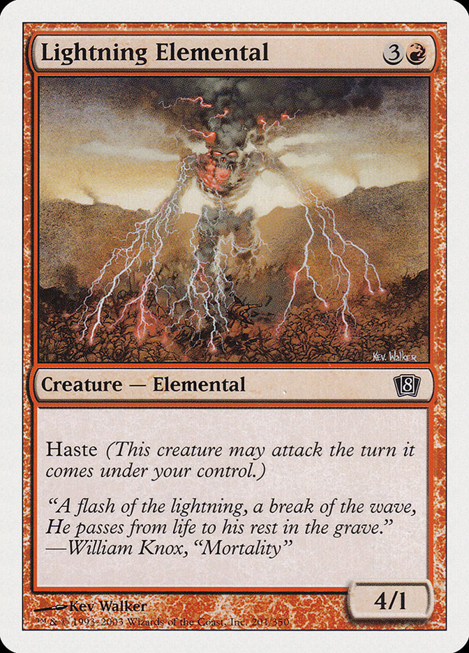 Lightning Elemental [Eighth Edition] - Magic: The Gathering - Card Brawlers | Quebec | Canada |