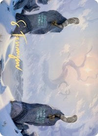 Snow-Covered Plains (276) Art Card (Gold-Stamped Signature) [Kaldheim Art Series] - Magic: The Gathering - Card Brawlers | Quebec | Canada |