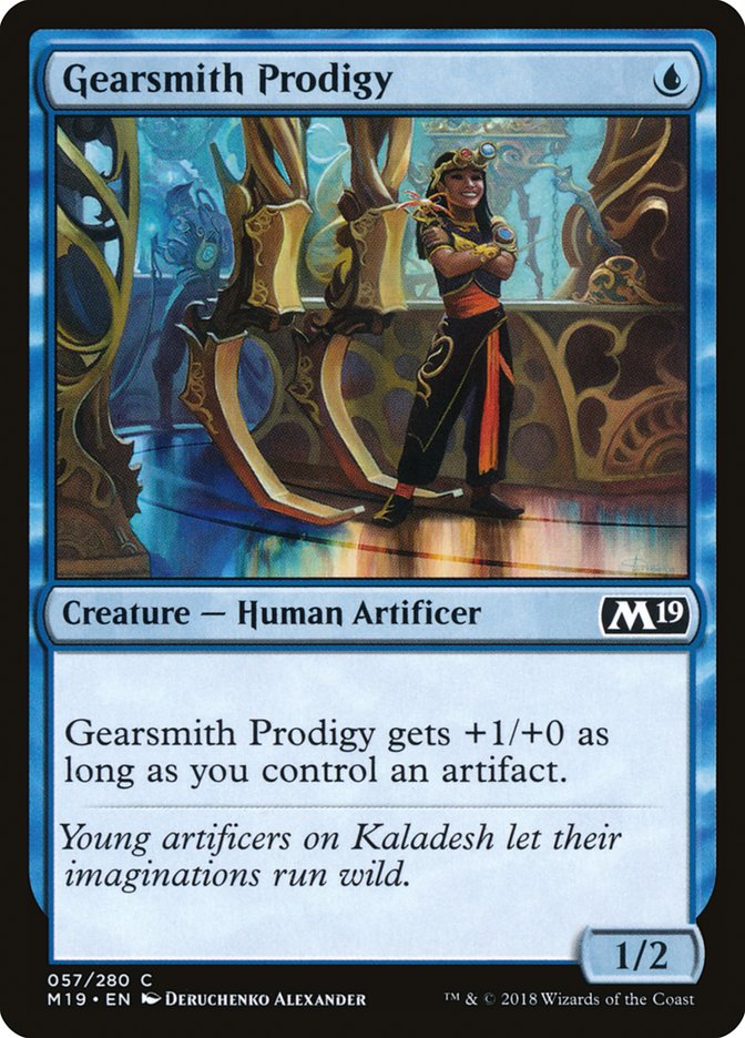 Gearsmith Prodigy [Core Set 2019] - Magic: The Gathering - Card Brawlers | Quebec | Canada |