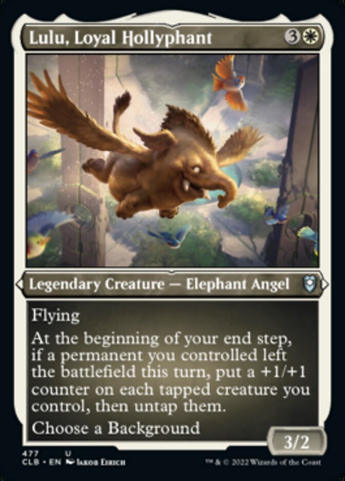 Lulu, Loyal Hollyphant (Foil Etched) [Commander Legends: Battle for Baldur's Gate] - Magic: The Gathering - Card Brawlers | Quebec | Canada |