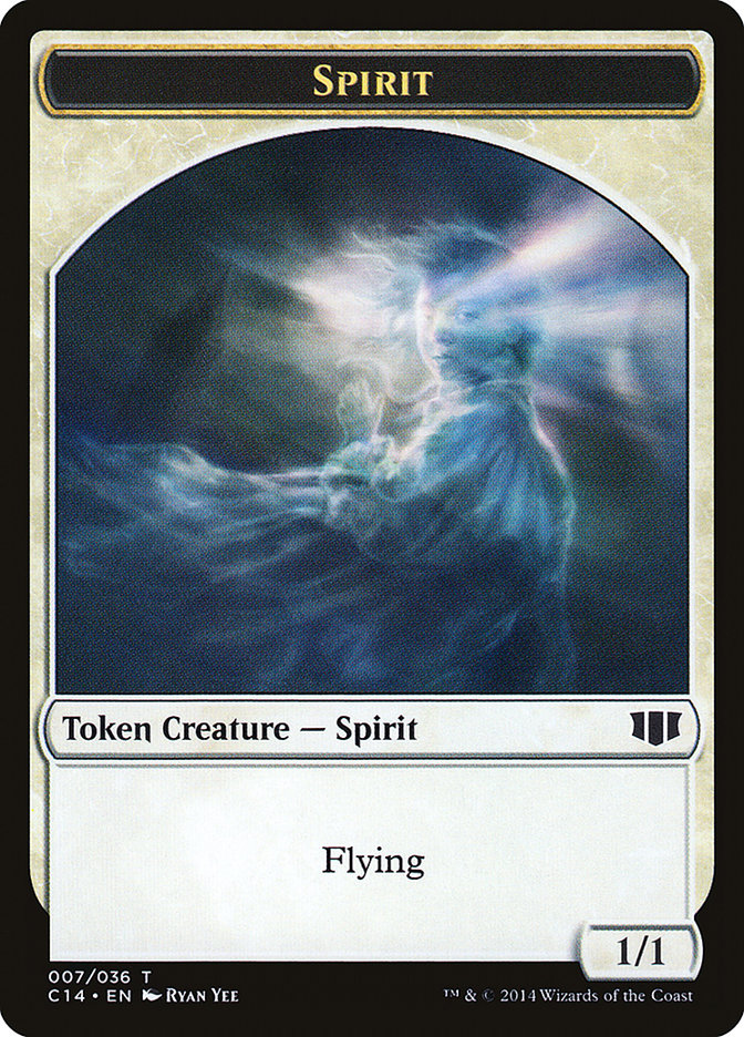 Soldier // Spirit Double-Sided Token [Commander 2014 Tokens] - Magic: The Gathering - Card Brawlers | Quebec | Canada |