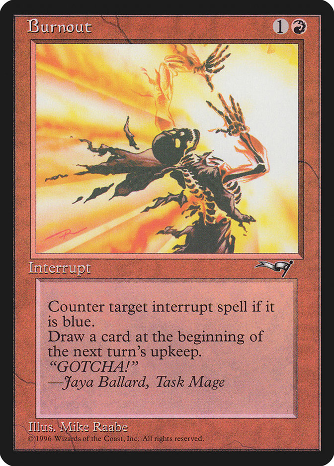 Burnout [Alliances] - Magic: The Gathering - Card Brawlers | Quebec | Canada |