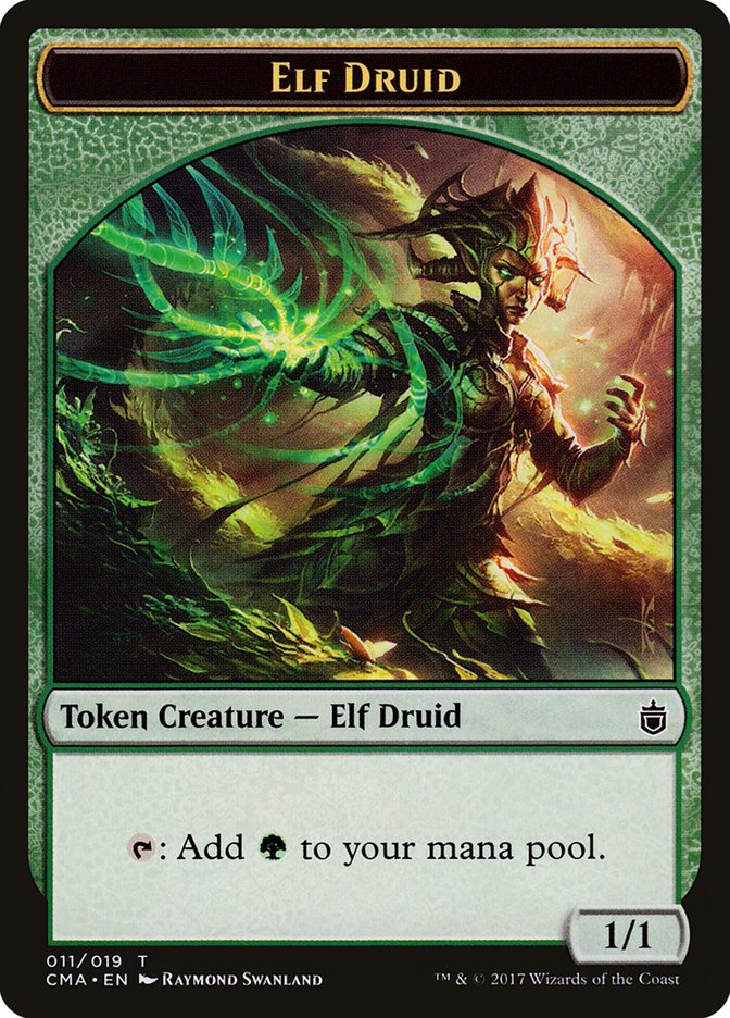 Elf Druid Token [Commander Anthology Tokens] - Magic: The Gathering - Card Brawlers | Quebec | Canada |
