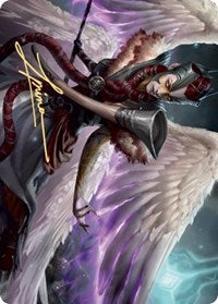 Firja, Judge of Valor Art Card (Gold-Stamped Signature) [Kaldheim Art Series] - Magic: The Gathering - Card Brawlers | Quebec | Canada |