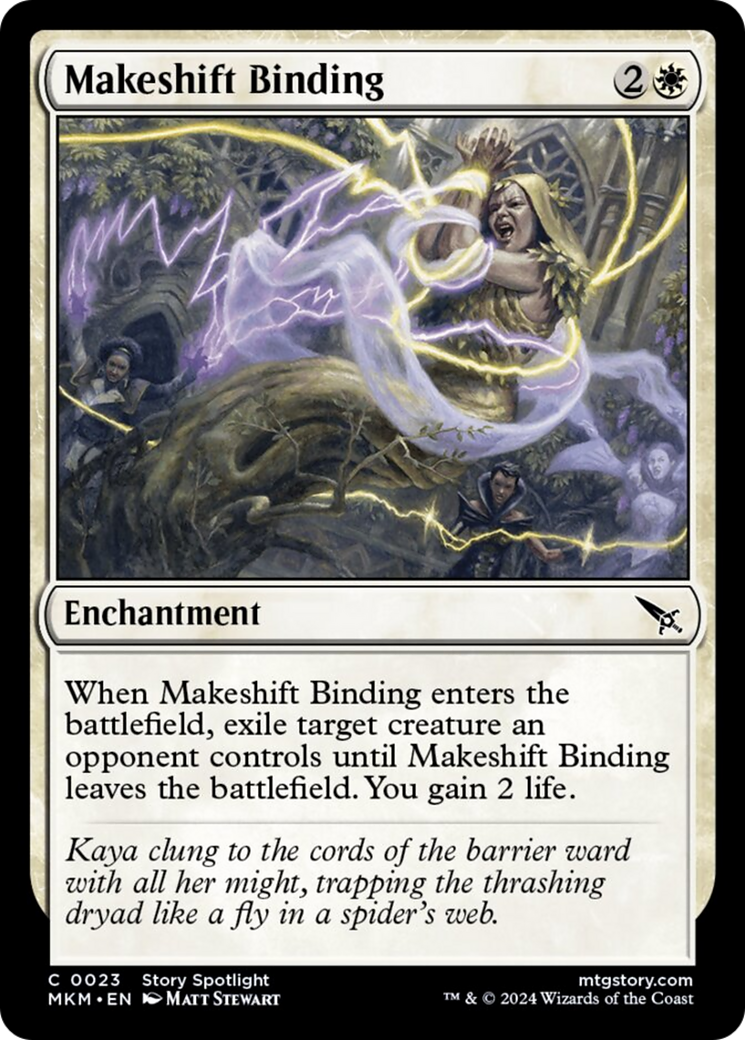 Makeshift Binding [Murders at Karlov Manor] - Magic: The Gathering - Card Brawlers | Quebec | Canada |