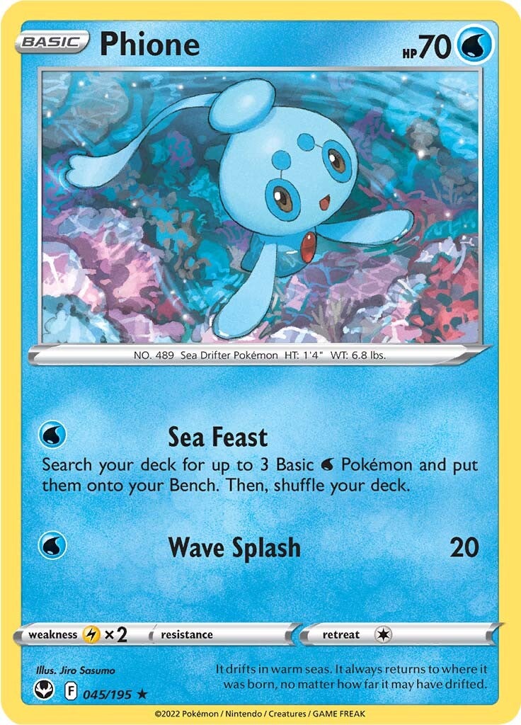 Phione (045/195) [Sword & Shield: Silver Tempest] - Pokémon - Card Brawlers | Quebec | Canada |