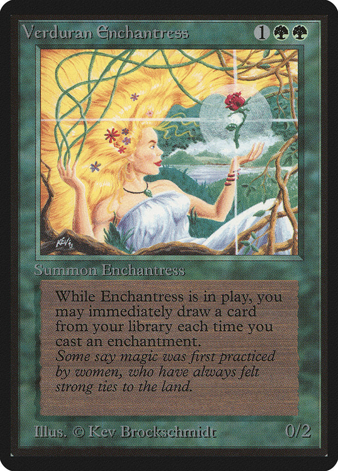 Verduran Enchantress [Beta Edition] - Magic: The Gathering - Card Brawlers | Quebec | Canada |