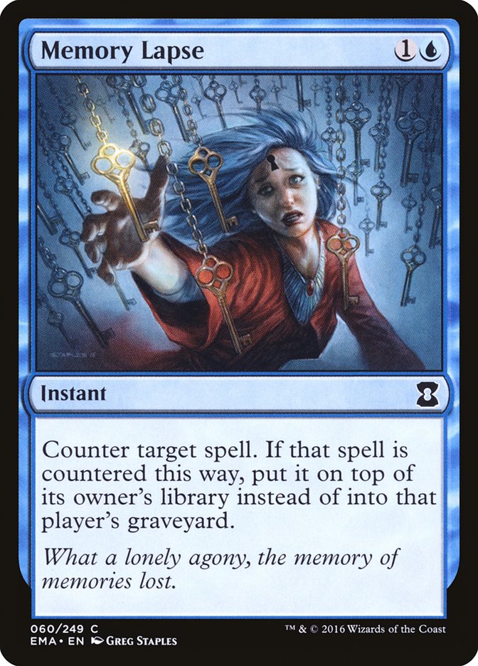 Memory Lapse [Eternal Masters] - Magic: The Gathering - Card Brawlers | Quebec | Canada |