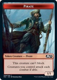 Pirate // Weird Double-Sided Token [Core Set 2021 Tokens] - Magic: The Gathering - Card Brawlers | Quebec | Canada |