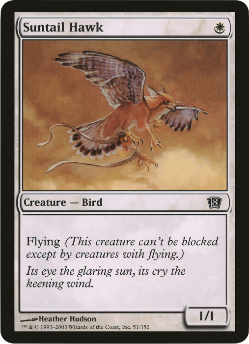 Suntail Hawk (Oversized) [Eighth Edition Box Topper] - Magic: The Gathering - Card Brawlers | Quebec | Canada |