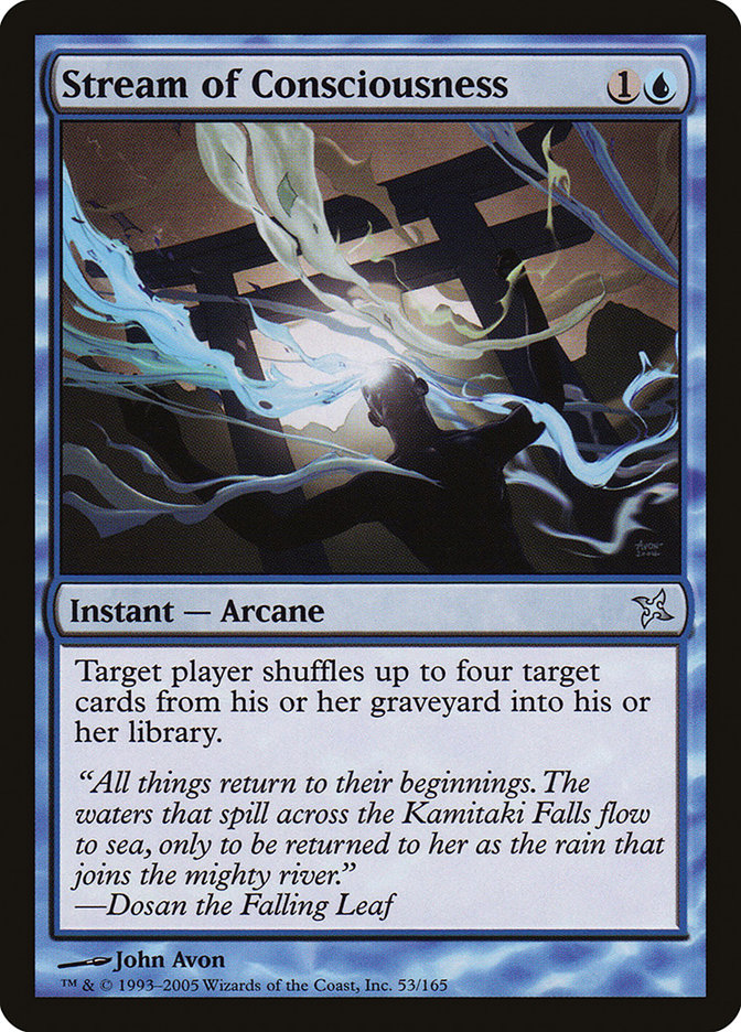 Stream of Consciousness [Betrayers of Kamigawa] - Magic: The Gathering - Card Brawlers | Quebec | Canada |
