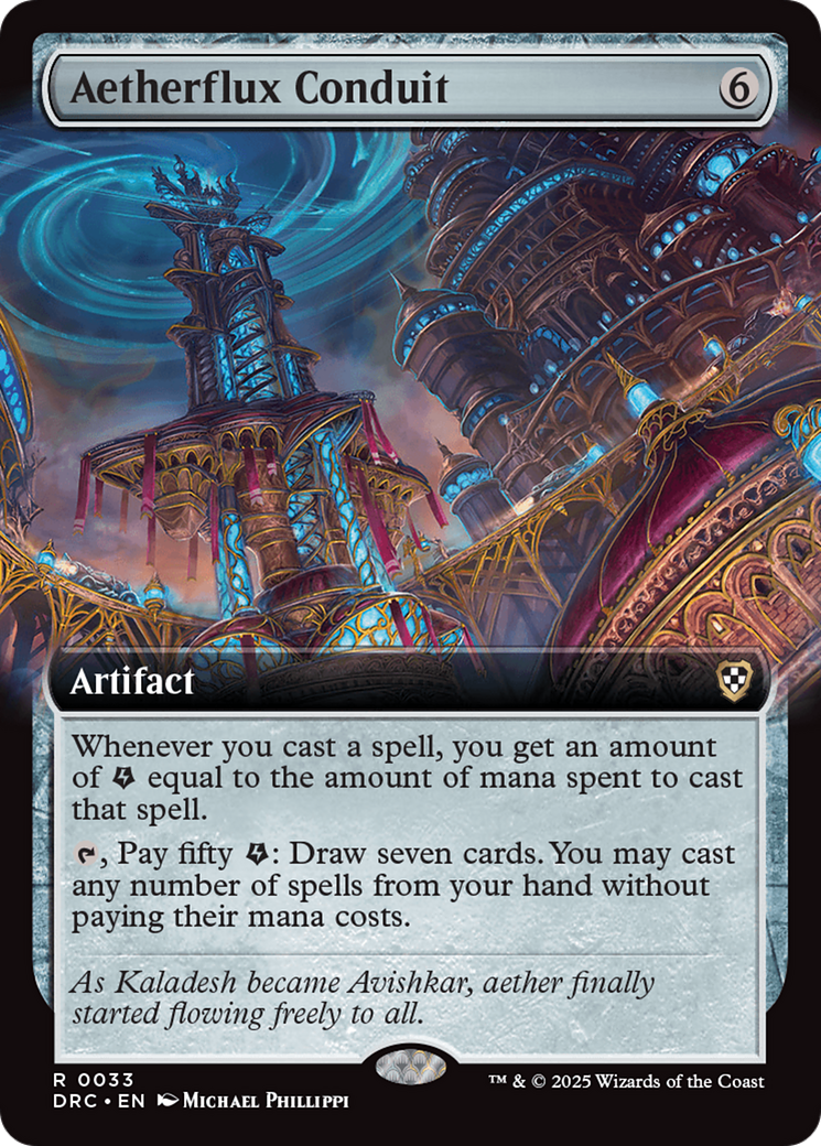 Aetherflux Conduit (Extended Art) [Aetherdrift Commander] - Magic: The Gathering - Card Brawlers | Quebec | Canada |