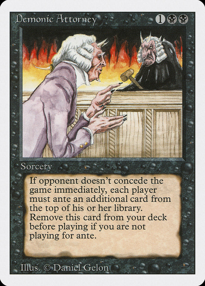 Demonic Attorney [Revised Edition] - Magic: The Gathering - Card Brawlers | Quebec | Canada |