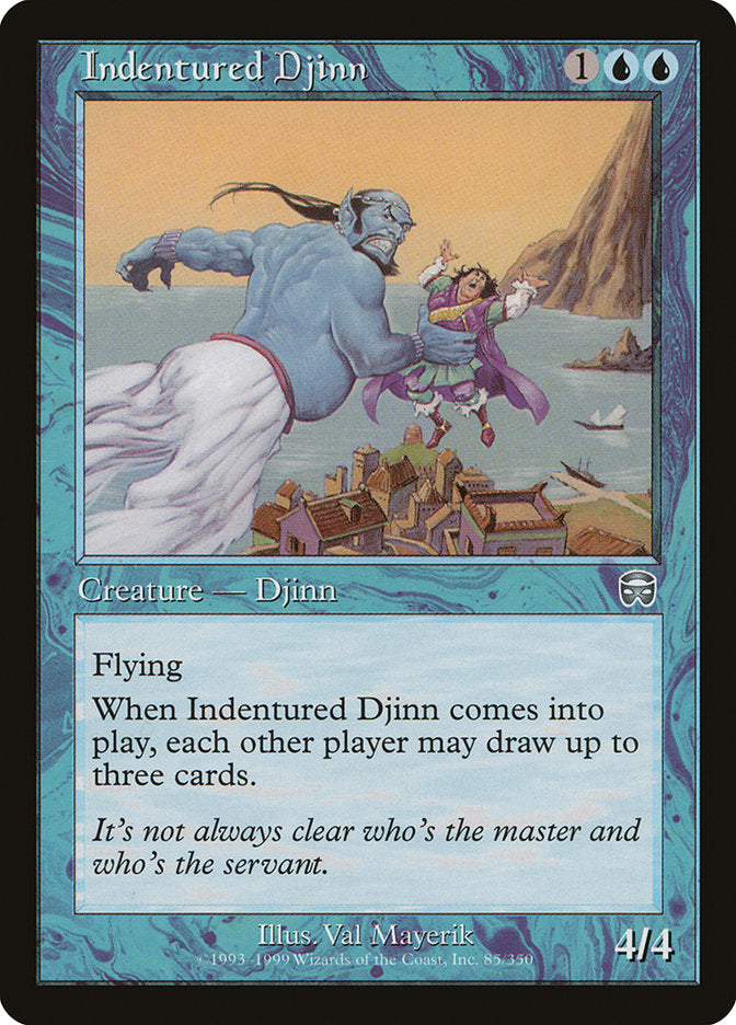 Indentured Djinn [Mercadian Masques] - Magic: The Gathering - Card Brawlers | Quebec | Canada |