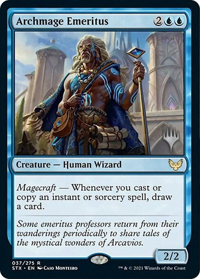 Archmage Emeritus (Promo Pack) [Strixhaven: School of Mages Promos] - Magic: The Gathering - Card Brawlers | Quebec | Canada |