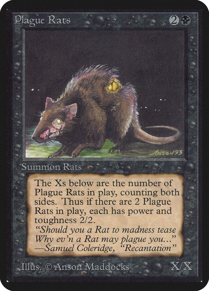 Plague Rats [Alpha Edition] - Magic: The Gathering - Card Brawlers | Quebec | Canada |