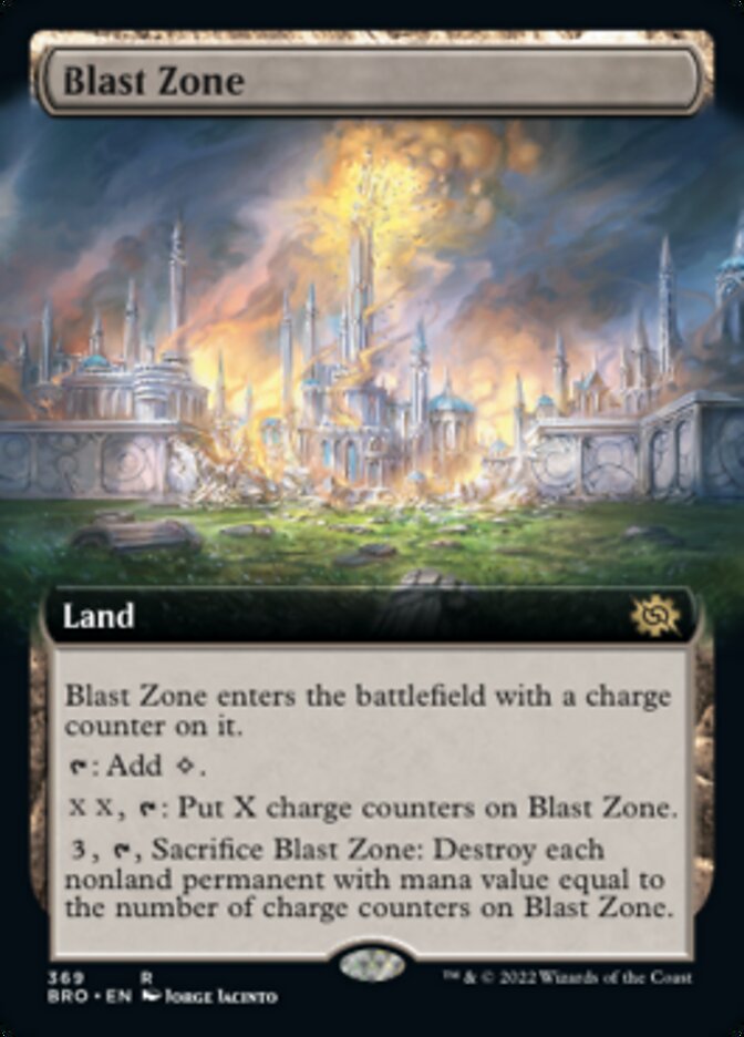 Blast Zone (Extended Art) [The Brothers' War] - Magic: The Gathering - Card Brawlers | Quebec | Canada |