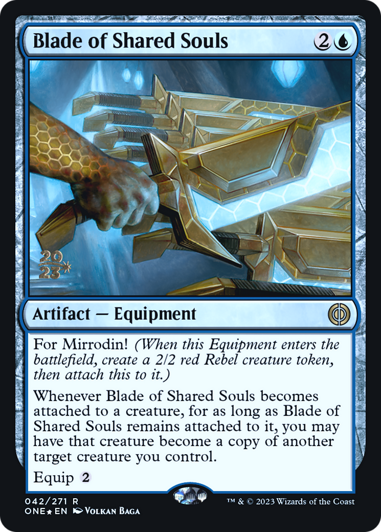 Blade of Shared Souls [Phyrexia: All Will Be One Prerelease Promos] - Magic: The Gathering - Card Brawlers | Quebec | Canada |