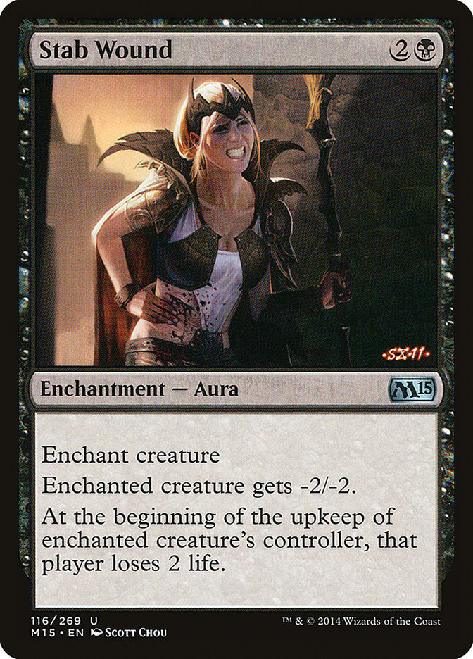 Stab Wound [Magic 2015] - Magic: The Gathering - Card Brawlers | Quebec | Canada |