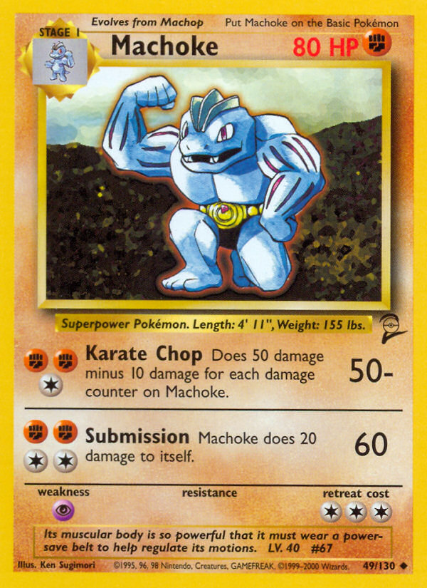 Machoke (49/130) [Base Set 2] - Pokémon - Card Brawlers | Quebec | Canada |