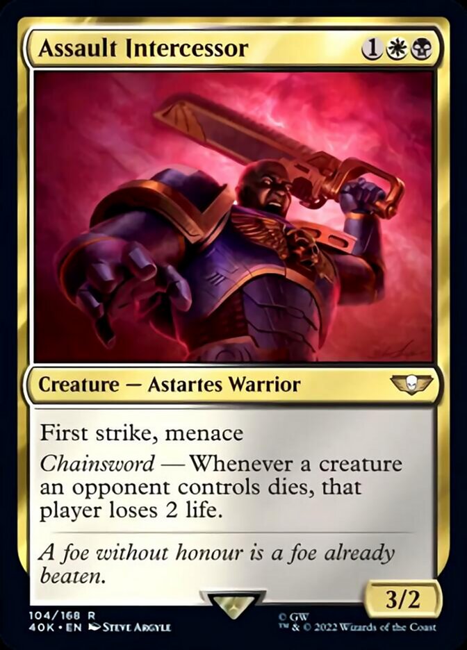 Assault Intercessor [Warhammer 40,000] - Magic: The Gathering - Card Brawlers | Quebec | Canada |