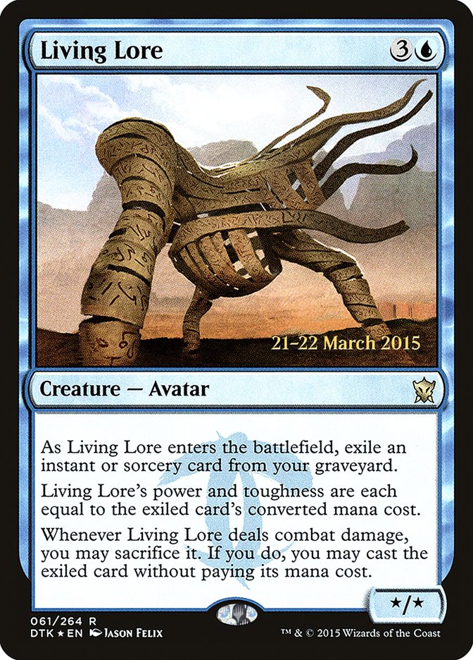Living Lore [Dragons of Tarkir Prerelease Promos] - Magic: The Gathering - Card Brawlers | Quebec | Canada |