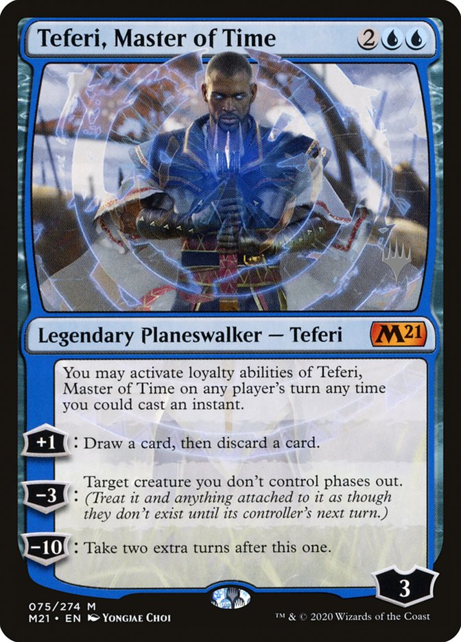 Teferi, Master of Time (Promo Pack) (75) [Core Set 2021 Promos] - Magic: The Gathering - Card Brawlers | Quebec | Canada |