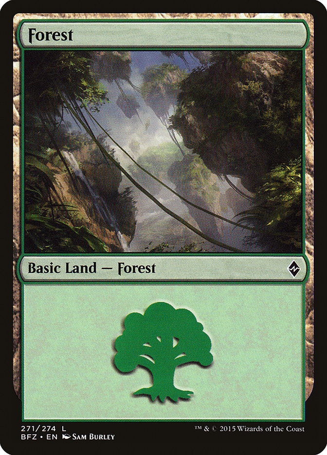 Forest (271) [Battle for Zendikar] - Magic: The Gathering - Card Brawlers | Quebec | Canada |
