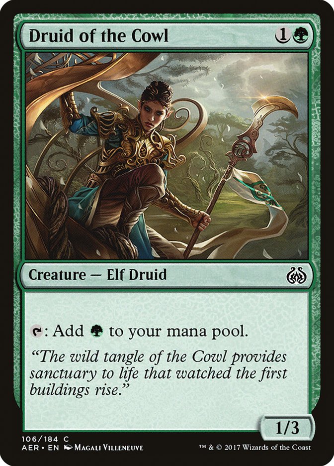 Druid of the Cowl [Aether Revolt] - Magic: The Gathering - Card Brawlers | Quebec | Canada |