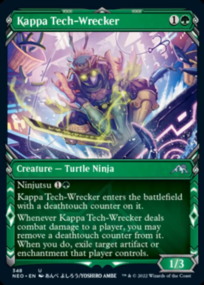 Kappa Tech-Wrecker (Showcase Ninja) [Kamigawa: Neon Dynasty] - Magic: The Gathering - Card Brawlers | Quebec | Canada |