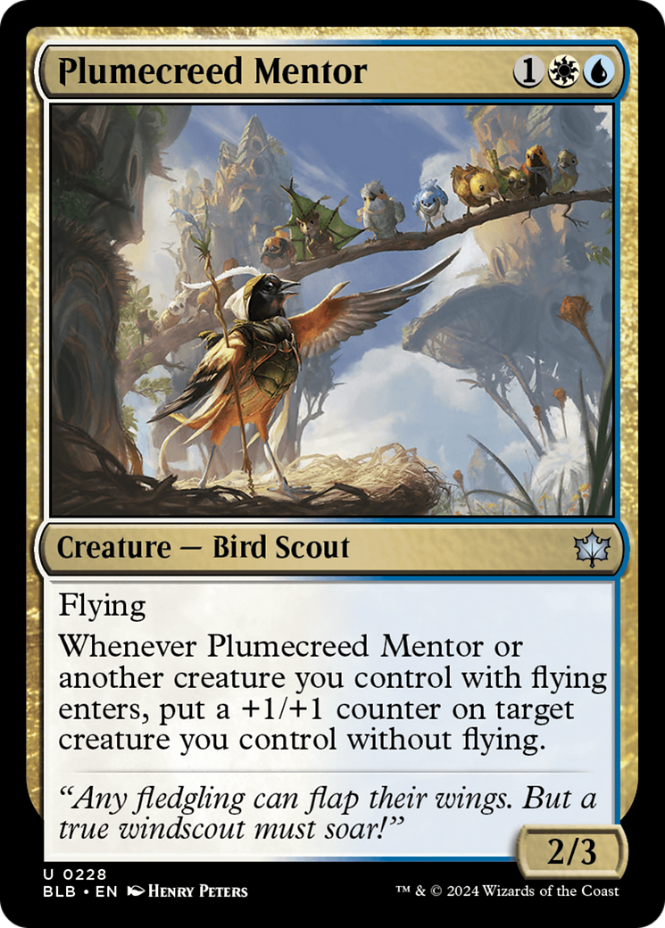 Plumecreed Mentor [Bloomburrow] - Magic: The Gathering - Card Brawlers | Quebec | Canada |
