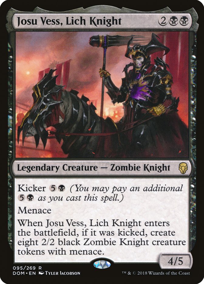 Josu Vess, Lich Knight [Dominaria] - Magic: The Gathering - Card Brawlers | Quebec | Canada |