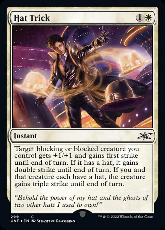Hat Trick (Galaxy Foil) [Unfinity] - Magic: The Gathering - Card Brawlers | Quebec | Canada |