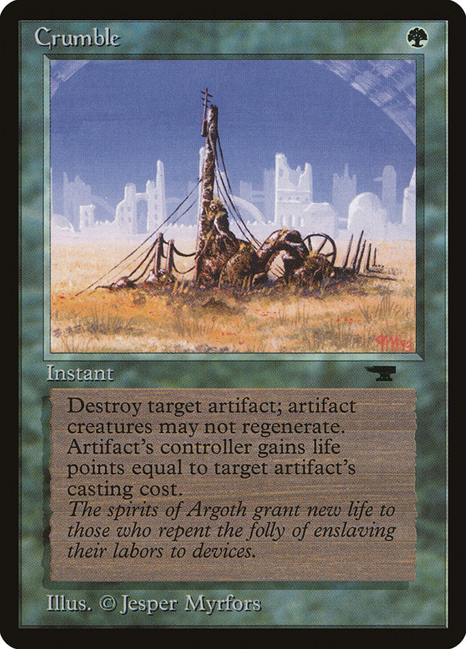 Crumble [Antiquities] - Magic: The Gathering - Card Brawlers | Quebec | Canada |