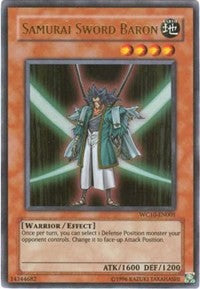 Samurai Sword Baron [WC10-EN001] Ultra Rare - Yu-Gi-Oh! - Card Brawlers | Quebec | Canada |
