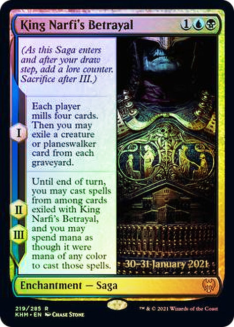 King Narfi's Betrayal [Kaldheim Prerelease Promos] - Magic: The Gathering - Card Brawlers | Quebec | Canada |