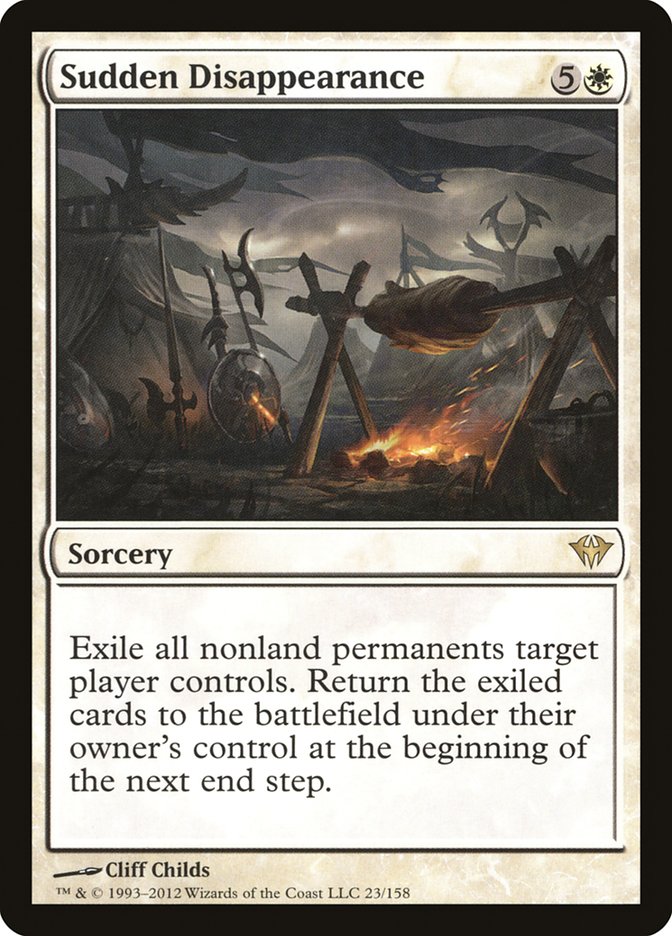Sudden Disappearance [Dark Ascension] - Magic: The Gathering - Card Brawlers | Quebec | Canada |