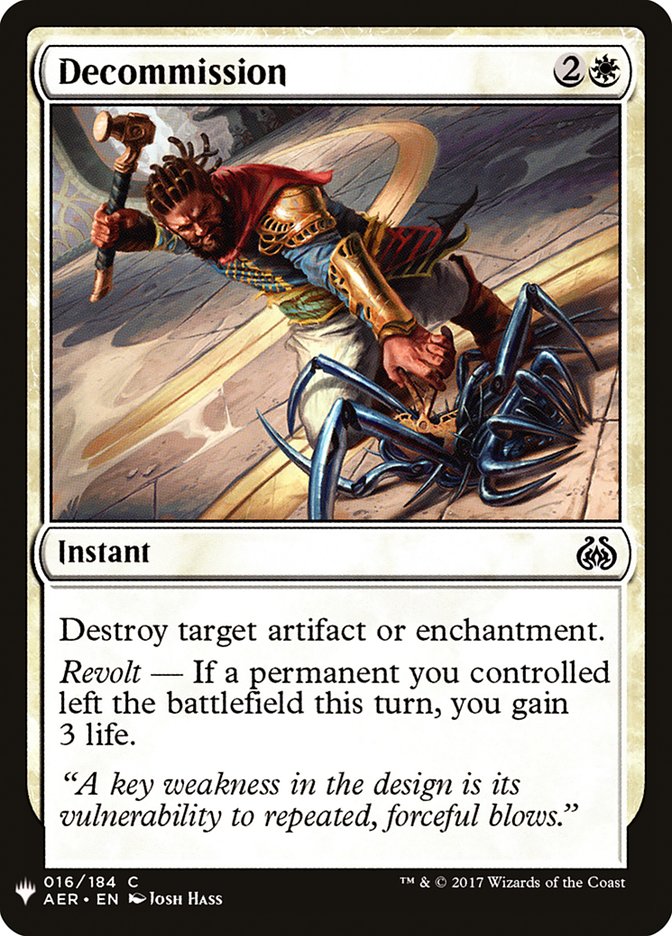 Decommission [Mystery Booster] - Magic: The Gathering - Card Brawlers | Quebec | Canada |