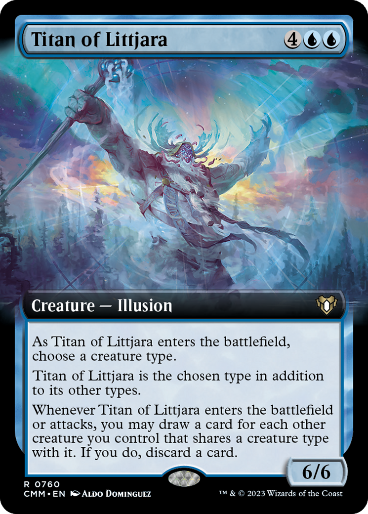 Titan of Littjara (Extended Art) [Commander Masters] - Magic: The Gathering - Card Brawlers | Quebec | Canada |