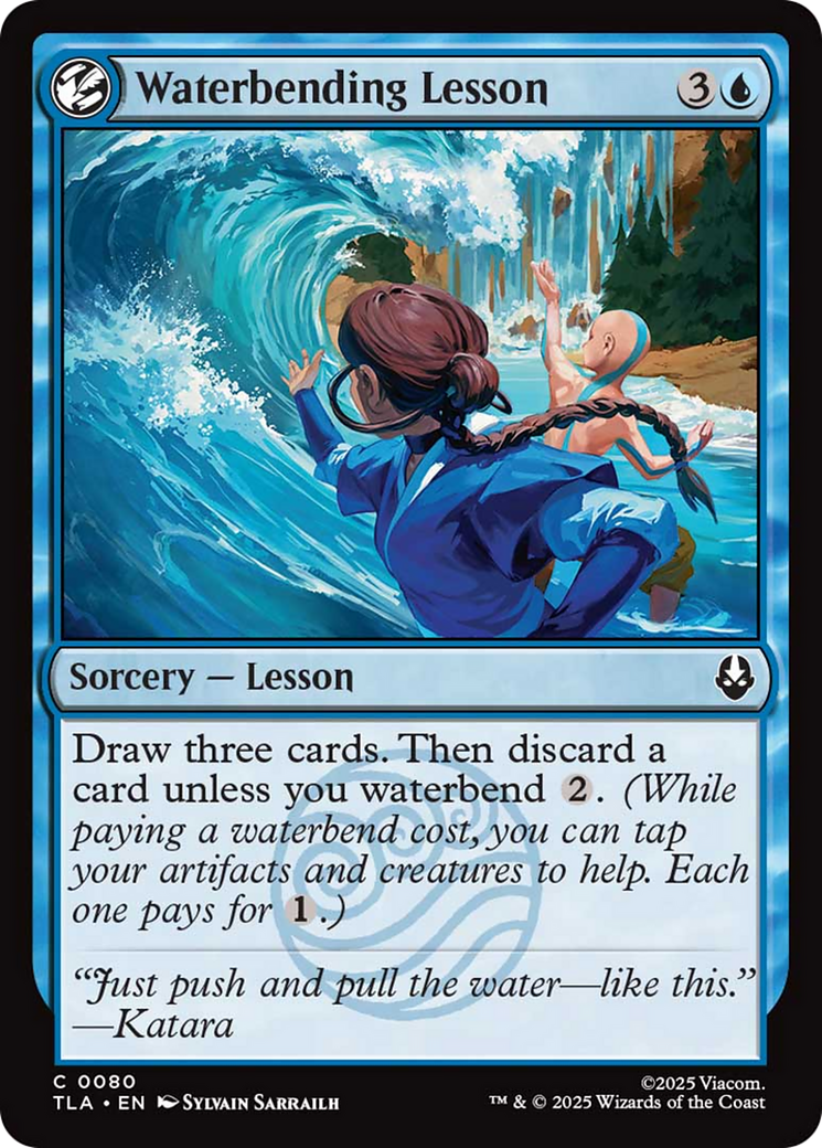 Waterbending Lesson [Avatar: The Last Airbender] - Magic: The Gathering - Card Brawlers | Quebec | Canada |