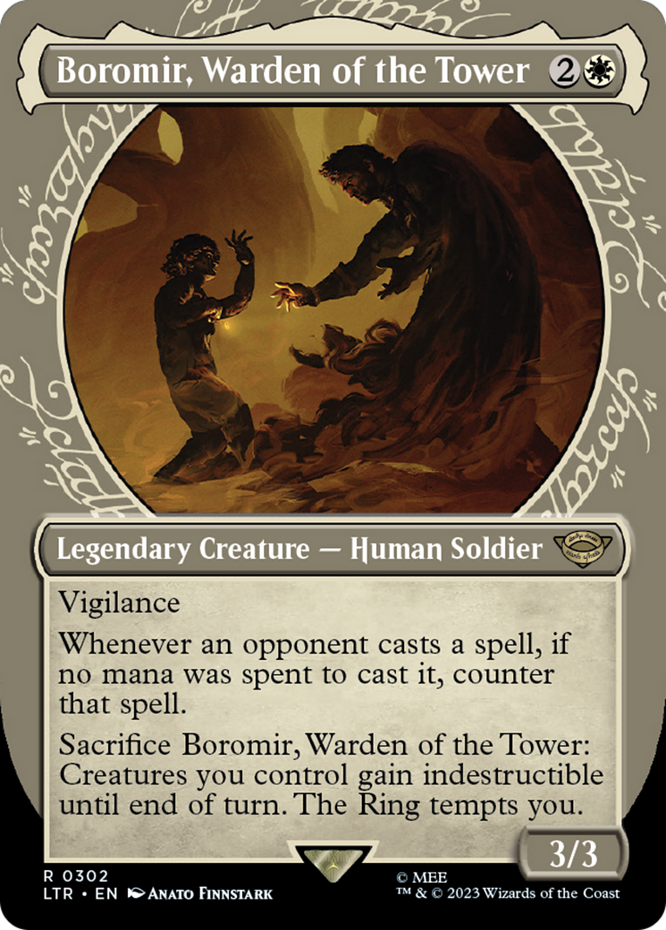 Boromir, Warden of the Tower (Showcase Ring Frame) [The Lord of the Rings: Tales of Middle-Earth] - Magic: The Gathering - Card Brawlers | Quebec | Canada |