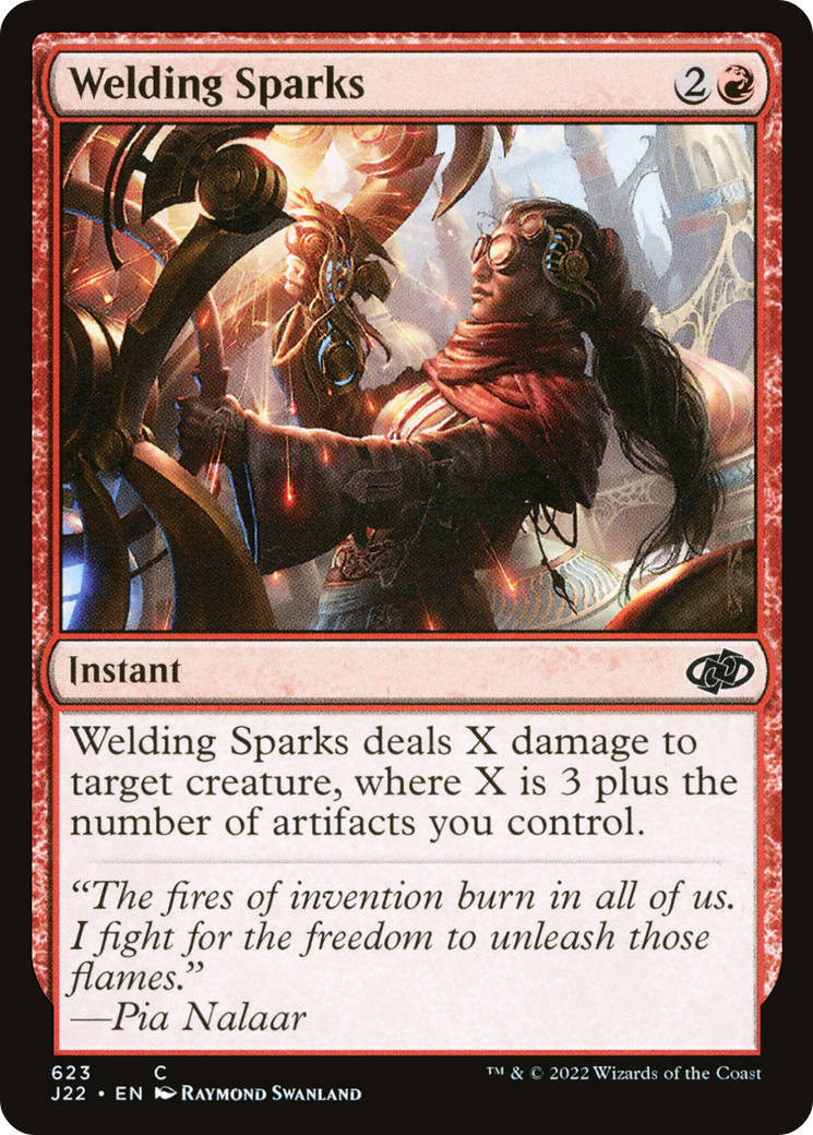 Welding Sparks [Jumpstart 2022] - Magic: The Gathering - Card Brawlers | Quebec | Canada |