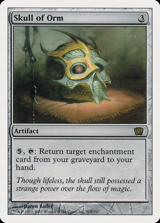 Skull of Orm [Eighth Edition] - Magic: The Gathering - Card Brawlers | Quebec | Canada |